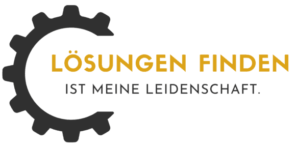 Der Betriebsmechaniker Grafik mit einem Zahnrad auf hellem Hintergrund